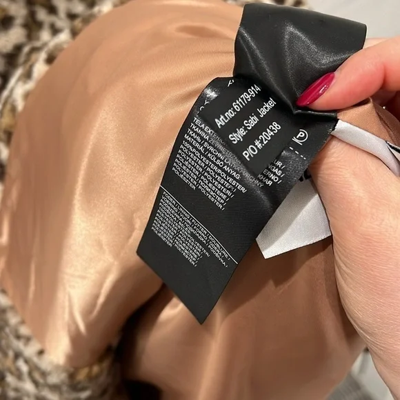 Stand Studio | Oversized Beige Leopard Sabi Coat - Size FR 38 - Picture 9 of 9